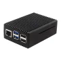 Raspberry Pi 5 Pasif Soğutma Kasası Alüminyum Alaşımlı Dağıtım Çizgili Kabuk Kutusu