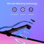 PC/TV Led Backlight RGBIC LED Strip Light with Color Picking AR Sensor App Control Music Sync 55-85 Inch Smart RGB Light for Gaming Atmosphere