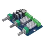 XH-A355 YDA138-E Digital Amplifier Board 2.1 Channel 2x15W+30W Class D Audio Amplification Module DC12V Modified DIY Speakers