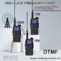 Baofeng K5 Plus Dual Band High Power Walkie Talkie Long Range 2500mAh Rechargeable NOAA Two-way Radio Portable Transceiver EU Plug