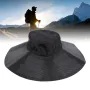 Solar Hat UV Protection Waterproof Dustproof Charging USB Output Monocrystalline Silicon Foldable Design for Fishing Camping Outdoor Activities