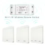 Mouehouse RF433 + WiFi DIY Smart Switch Module RF433 Remote Control for Smart Automation Smart Life/Tuya Work with Alexa and Google Home
