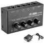 G-MARK EPMH4 HA400 Kulaklık Amplifikatörü 4 Kanal Metal Stereo Ses Mini Kulaklık Ayırıcı Monitör Amplifikatörü