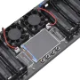 8チャンネル 18650 リチウム電池容量テスターモジュール MAh MWh デジタル電池電力検出器モジュール 18650 電池テスター Type-C