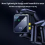 F9 1-to-1/1-to-2 2.4G Wireless Collar Clip Microphone 360° Omnidirectional Radio Built-in DSP Chip Clip-on Lapel Mic for Video Recording