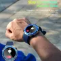 Rogbid Tank M1 5ATM Waterproof Swimming Hifi Bluetooth Call Heart Rate Blood Pressure SpO2 Monitor Fitness BT5.3 Smart Watch