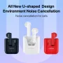 Fones de ouvido sem fio UMIDIGI AirBuds U TWS Bluetooth 5.1 ENC com redução de ruído, caixa de carregamento de 380 mAh, fones de ouvido esportivos com microfone