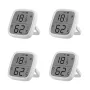 SONOFF SNZB-02D - Sensor inteligente de temperatura y humedad LCD (4 unidades) con control por aplicación, compatible con ZB Bridge-P, ZB Dongle y NS Panel.