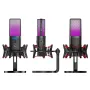 X3W Dual Mode Wireless RGB Gaming Microphone Intelligent Noise Cancelling Condensor 2.4G Wireless Wired E-sports Gamer Mic Support 3.5mm AUX Monitoring Microphone