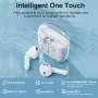 Fone de ouvido esportivo semi-intra-auricular Lenovo Lecoo EW303 TWS Bluetooth 5.3 com controle por toque e microfone