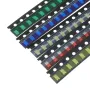 500 Adet 5 Renk 100 Adet 1206 LED Diyot Çeşitleri SMD LED Diyot Kiti Yeşil/KIRMIZI/Beyaz/Mavi/Sarı