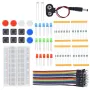Starter Kit for UN0 R3 Beginner 13 in 1 Starter Kit Mini Breadboard LED Light Jumper Wire Button