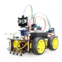 TSCINBUNY Automation Smart Robot Car Kit for Arduino Programming with Ultrasonic and Infrared Sensors Line Tracking Obstacle Avoidance DIY Educational STEM Kit