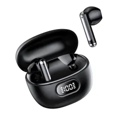 AGETUNR S53 TWS Earbus Kablosuz Bluetooth Kulaklık 13mm Hareketli Bobin Stereo Bas Dijital Ekran Düşük Oyun Gecikmesi Yarı Kulak İçi Spor Kulaklığı