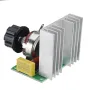3Pcs 4000W SCR Electronic Voltage Regulator Speed Controller Control Board Governor Dimmer High Power Module AC 220V Resistive Load