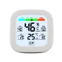 Higrômetro digital, termômetro, medidor de temperatura e umidade interna, sensor, registro de dados 24 horas, display LCD, adsorção magnética com luz de fundo de tendência, estação meteorológica