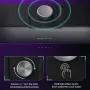 Havit M19 Computer Speaker bluetooth Soundbar Dual 52mm Speakers Dual Bass Diaphragm RGB Light 3.5mm Wired Knob-type Desktop Speaker USB Power Supply