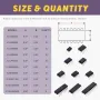 Kit assortimento di circuiti integrati da 85 pezzi LM324 LM358 LM386 NE555 UA741 PC817 ULN2003 con scatola antistatica per progetti elettronici PCB
