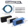 SI4732 0.5-108mhz Radio Portabel Layar IPS 1.9 inci Radio Saku Mini dengan 2 Antena Radio FM/AM Penerima Radio Semua Band