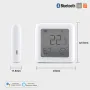 Tuya bluetooth Smart LCD Screen Digital Thermometer Temperature Humidity Sensor Moisture Meter App Remote Control