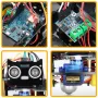 TSCINBUNY 2WD Smart Automation Robot Car Kit For ESP8266 ESP12E D1 Wifi Board For Arduino Programming Starter Smart Electronic Robotic Kit