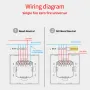 Homekit WiFi Smart Light Wall Key Switch for No Neutral Or With Neutral Line Remote Control Work with Apple HomeKit Siri Voice