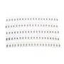 660 Adet 33 Değer 20 Adet 1206 SMD Direnç Kiti Çeşitli Kit 1ohm-1M ohm %1 Örnek Kiti