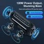 BlitzWolf? BW-WA7 120W bluetooth Hoparlör Taşınabilir Karaoke Hoparlörü Çift Sürücüler HiFi DSP EQ Efekti RGB Işık TWS 8000mAh Güç Bankası Çift Mikrofonlu Açık Hava Kablosuz Hoparlör