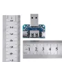 3pcs USB Adapter Board Male to Female Micro Type-C 4P 2.54mm USB4 Module Converter