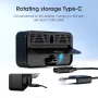 Tuya WiFi ZigBe Temperature Humidity Sensor with Screen Time Display Smart Home Indoor Hygrometer Voice Control with Alexa Google Smart Life