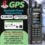 Baofeng UV32 GPS 10W Long Range Walkie Talkie bluetooth Phone APP Programming Multi-band Wireless Copy Frequency 1000CH 10 NOAA Type-C Two-way Radio