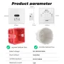 Wall-mounted Smart IR Light Switch Wave Infrared Sensor No Need Touch Tempered Glass Panel Switch Neutral Wire Needed