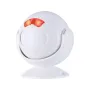 Smart Home Indoor Infrared Anti-theft Alarm 112dB Sound Light Alarming 4 Volume Levels 12M Long Induction Distance Doorbell Function Wireless IR Detector Human Body Sensor