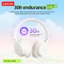 Lenovo TC3307 Wireless Headset bluetooth Earphone 40mm Large Diaphragm AAC Audio 30H Playback AUX Wired Foldable Headphones