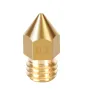 Kingroon MK8 Nozzle 0.2mm 0.4mm 0.5mm 0.6mm 0.8mm 1.0mm 3D Printer Part Extruder M6 Thread Brass Nozzle 1.75mm 3mm Filament