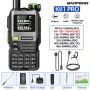 BAOFENG UV-K61 PRO All-Band Two-Way Radio 640 Channels Voice-Activated NOAA Weather Stations Type-C Recharge for Outdoor Hiking and Emergency Communication EU Plug