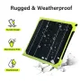 Outdoor Powerful Flexible Solar Panel 5V 28W Portable Battery Mobile Phone Charge PD 9V 12V for USB-A+USB-C Cells Power Bank