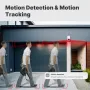 MOES Tuya WiFi 3MP Akıllı Güvenlik Kamerası Kablosuz Kablolu RJ45 Ağ IP65 Su Geçirmez Hareket Takibi Tam Renkli Gece AB Fişi
