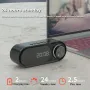 Aisomex B159 Mini bluetooth Speaker Wireless Night Light Soundbar HiFi Stereo Bass Diaphragm 24H Standby Time Dual Alarm Clock Support TF Card Playback Desktop Speakers Soundbar