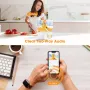 Smart WiFi Baby Monitor 5 Inch LCD Babyphone Video Camera Mobile App Control PTZ HD Night Vision Two-Way Audio Lullabies for Baby