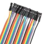 120pcs 30cm Male To Female Breadboard Jumper Cable 2.54mm Dupont Wire