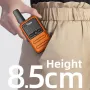 2 Adet ITSOK PMR446 Mini Telsiz Uzun Menzilli Komütatör İstasyonu Çocuk Oyuncakları Amatör Radyo Taşınabilir El Tipi İki Yönlü Radyo Avrupa Versiyonu