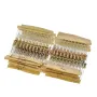 300PCS 30 Values Film Resistors Package 1/2W 5% 10R-1M Carbon Film Metal Resistors Assortment Kit Set