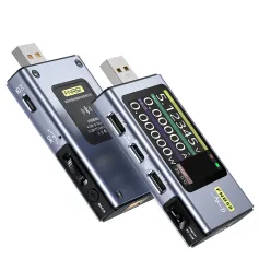 FNIRSI-FNB58 Tester di tensione e corrente USB QC/PD di tipo C Tester di ricarica rapida multifunzione Schermo HD Modulo di misurazione del rilevamento dei cavi di interazione uomo-computer