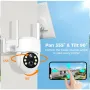 Hiseeu WTD714 4MP 2K HD Solar PTZ WiFi Security Camera PIR Motion Detection Color Night Vision Two-Way Audio IP66 Waterproof CCTV Surveillance Cameras iCSee APP