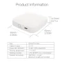 MOES Tuya Wireless Gateway Hub Wired Multi-mode Bridge Bluetooth Remote Controller Mesh Gateway Smart Life APP Alexa Google Home