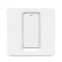 Homekit WiFi Smart Light Wall Key Switch for No Neutral Or With Neutral Line Remote Control Work with Apple HomeKit Siri Voice