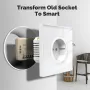 MoesHouse WM-104-M Tuya WiFi Matter Mini Smart Switch Module Relay Timer Home Automation App Remote Control Work with Alexa Google Assistant