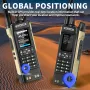 Baofeng UV32 10W GPS Walkie Talkies Sand Color Custom Two Way Radio Multi-Band Bluetooth APP Programming Tri-Power 2.0\ TFT Screen NOAA Weather Reception