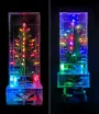 Albero di Natale con foglie dritte/curve, versione tricolore/colorata, supporto per kit elettronici fai da te Bluetooth